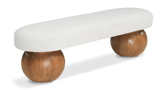 Bowie - Bench - Dark Brown Legs