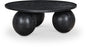 Fitch - Wood Oak Veneer Coffee Table - 3 Legs