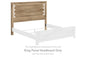 Brozmont - King Panel Headboard - Tan