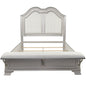 3 Piece Bedroom Set With Elegant Bed, 2 Nightstands