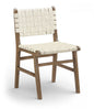 Entwine - Vegan Leather Upholstered Dining Chair - Painted Brown