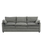 Modern 3 Seater Sofa With Side Storage Pockets For Living Room