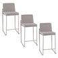 Fuji - Contemporary High Back Counter Stool, Functional Design