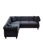 Streamline Modern L-Shaped Corner Sofa