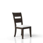 Upholstered Seat Side Chair - Chocolate