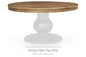 Ridgester - Round Dining Room Table Top - Light Brown