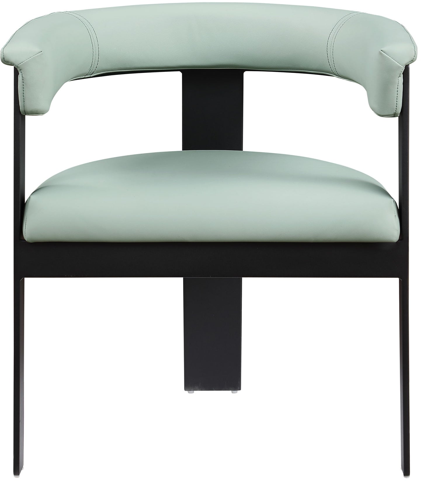 Romeo - Faux Leather Dining Chair With Black Base (Set of 2)