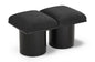 Pavilion - 2 Piece Modular Bench With Black Base