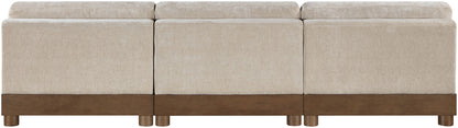 Turin - Chenille Fabric Upholstered Modular Sectional - Taupe