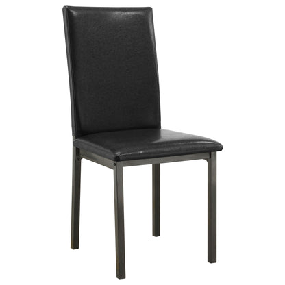 Macy - 5 Piece Dining Set - Black