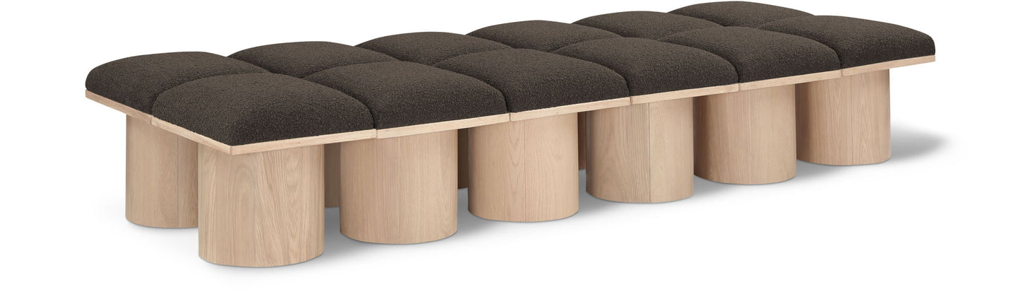 Pavilion - 12 Piece Modular Bench With Natural Base