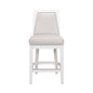 Modern Swivel Stool With Tall Back