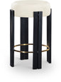Harrison - Counter Stool With Black Legs