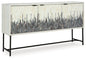 Freyton - Accent Cabinet - White / Gray