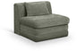 Stellar - Chenille Fabric Upholstered Modular Armless Chair