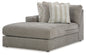 Avaliyah - Laf Corner Chaise - Ash