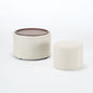 Nesting Ottomans, Round Coffee Table & Bench With Tray (Set of 2)