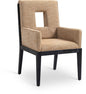 Gwendolyn - Dining Arm Chair With Black Frame