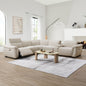 Dayana - Power Motion Sectional Sofa - Beige Boucle
