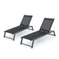 Myers - Modern Chaise Lounge Set With Adjustable Back