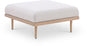 Laguna - Resilient Water Resistant Fabric Upholstered Outdoor Patio Modular Ottoman