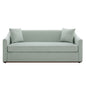 3 Seater Sofa With Wrap Around Armrests And Throw Pillows