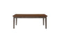 2 Tone 6 Drawer Dining Table - Gray