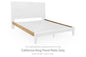 Sherbana - California King Panel Rails - Light Brown