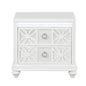 Abigale - 2 Drawer Nightstand With LED - White