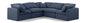Indulge - Linen 5 Piece Modular Corner Sectional