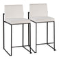 Fuji - Contemporary Modern Elegance, High Back Counter Stool
