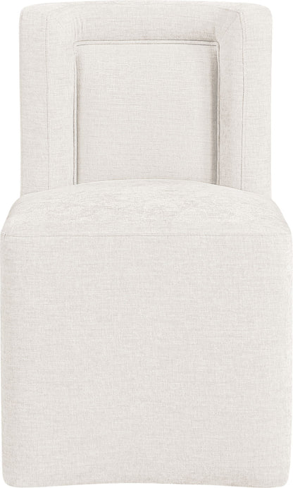 Duvina - Chenille Performance Fabric Dining Chair (Set of 2)