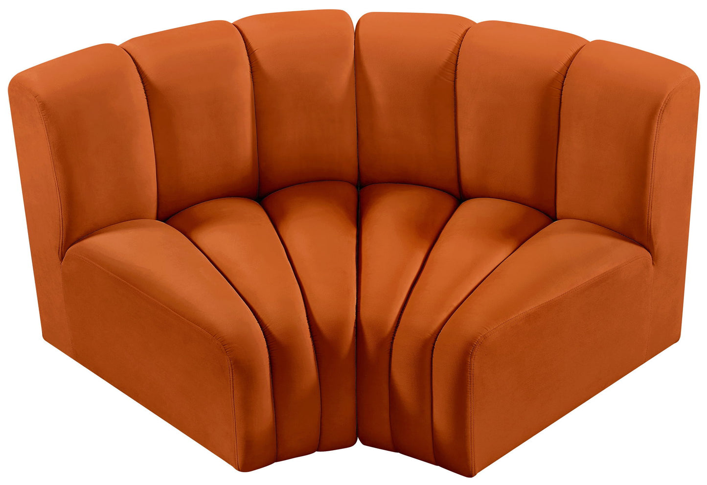 Arc - Velvet 2 Piece Modular Sofa