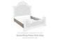 Bruchandi - Queen/King Panel Rails - Antique White