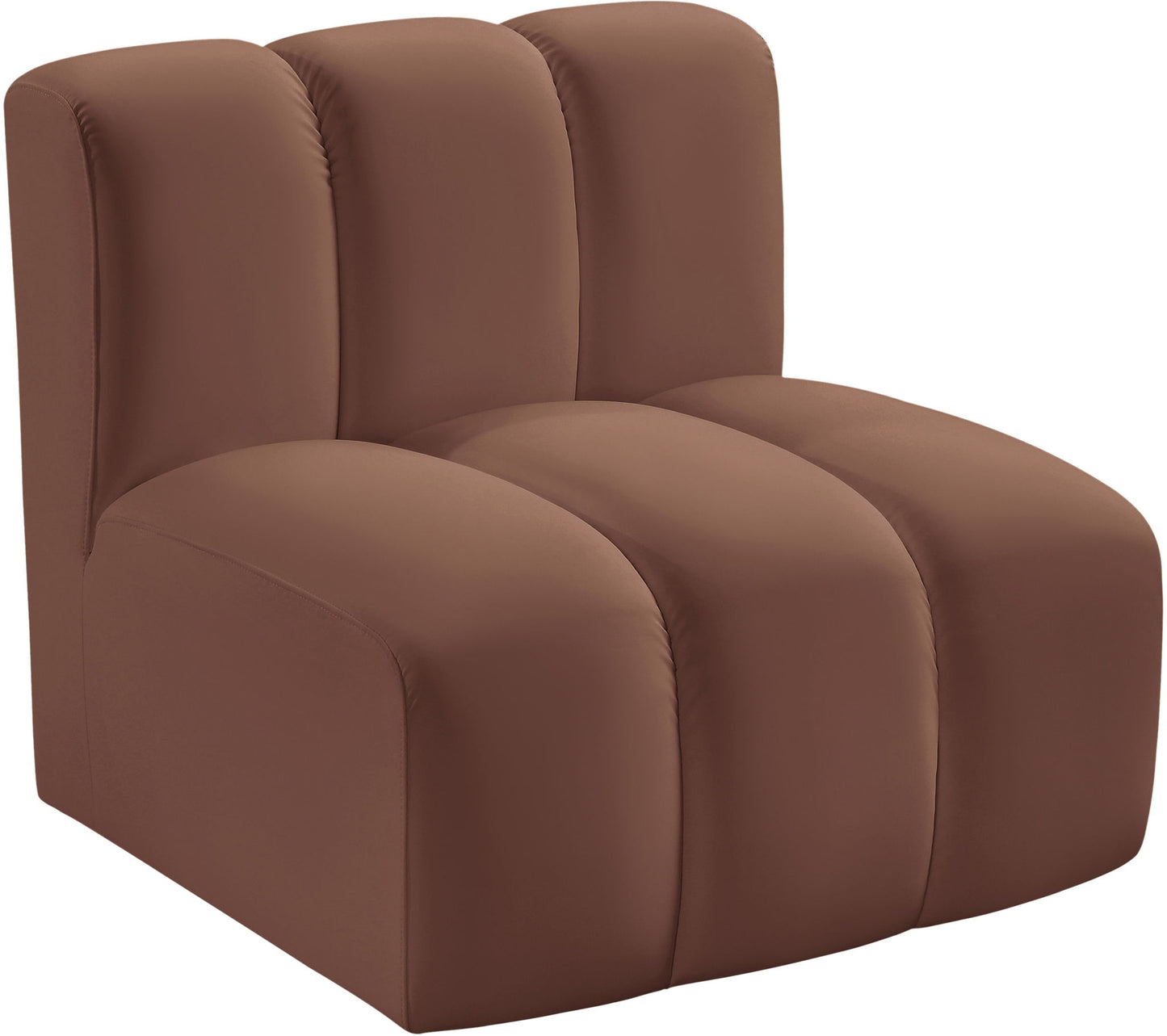 Arc - Faux Leather Straight Chair