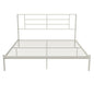 Praxis - King Bed With Simple Headboard - White