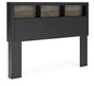 Broachmyn - Lighted Bookcase Headboard
