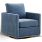 Square Upholstered Swivel Accent Chair