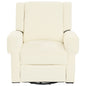 Manual Recliner Chair With Swivel Rocker Function, Dual Recline Angles