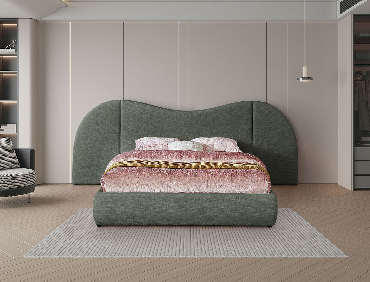 Everest - Linen Fabric Bed