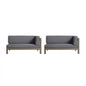 Brava - X Back Corner Bench