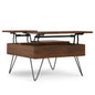 Hunter - Square Lift Top Coffee Table - Walnut