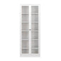 Industrial Metal Kitchen Pantry Cabinet With Adjustable Shelves - White