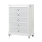 Abigale - 5 Drawer Chest With LED Lighting - White