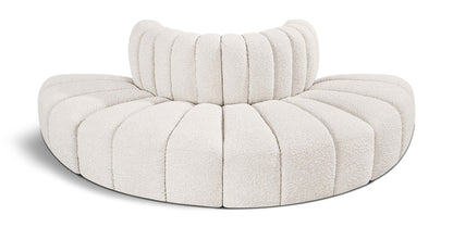 Arc - Boucle Fabric 4 Piece Modular Sofa