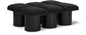 Pavilion - 6 Piece Modular Bench With Black Base