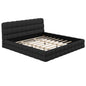 Upholstered Platform Bed With Headboard