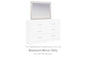 Cayboni - Bedroom Mirror - Whitewash