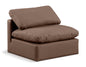 Indulge - Faux Leather Armless Chair