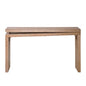 Slim Console Table, Narrow Entryway Table With Bead Detail - Light Natural / Natural
